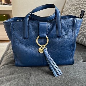 Cole Haan leather bag, Blue